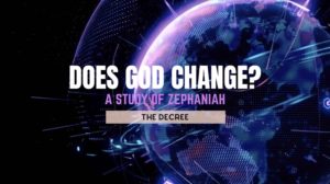 Does God change?