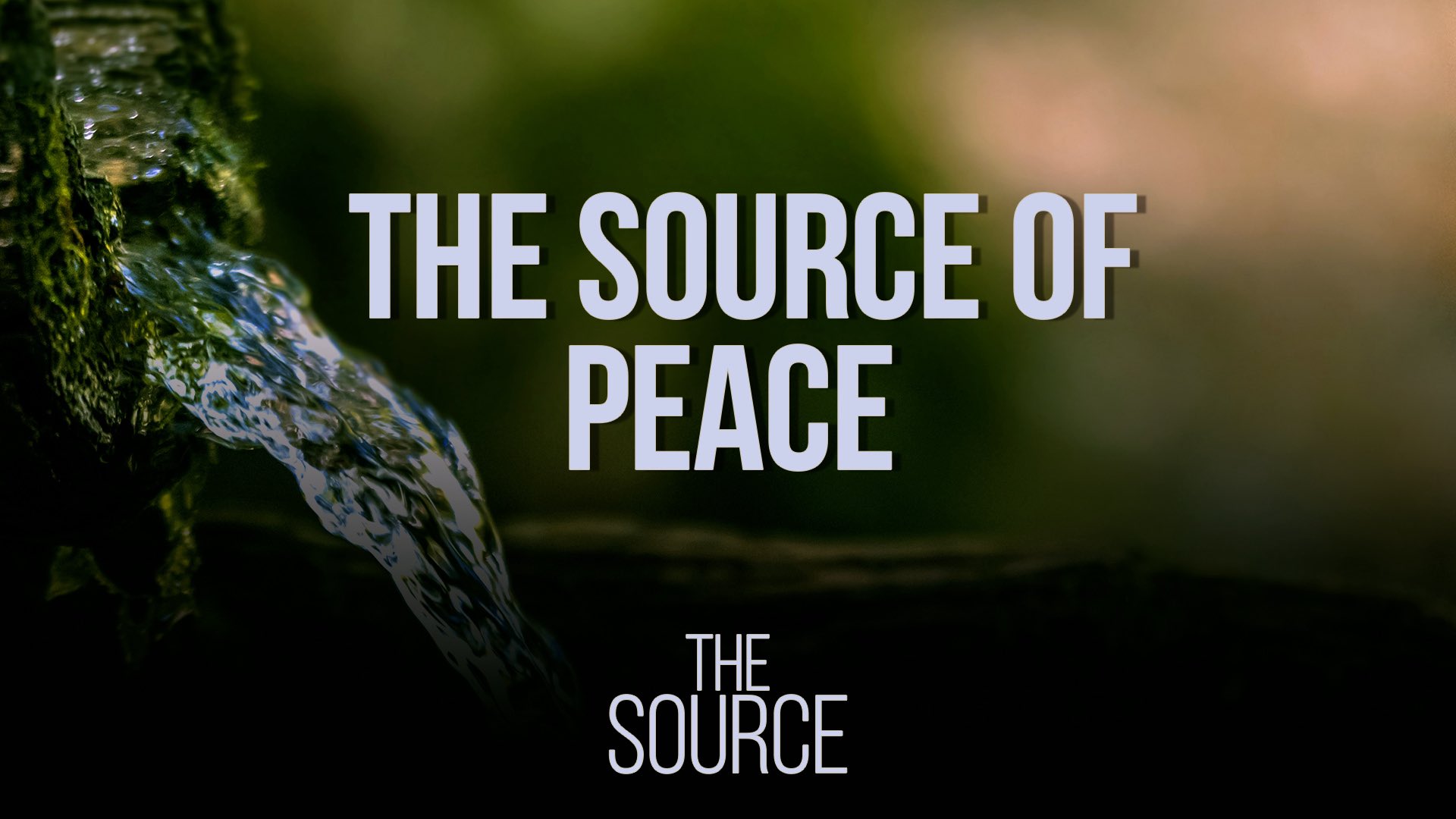 Read more about the article October 9th 2022 – “The Source of Peace”