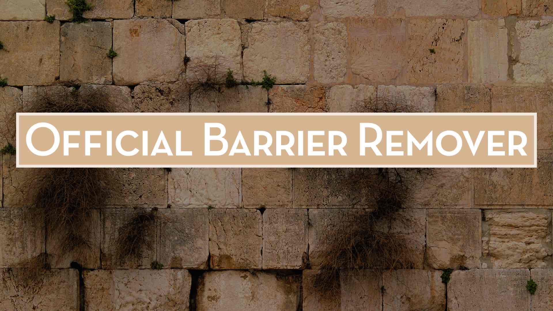 Read more about the article December 4th 2022 – “Official Barrier Remover”