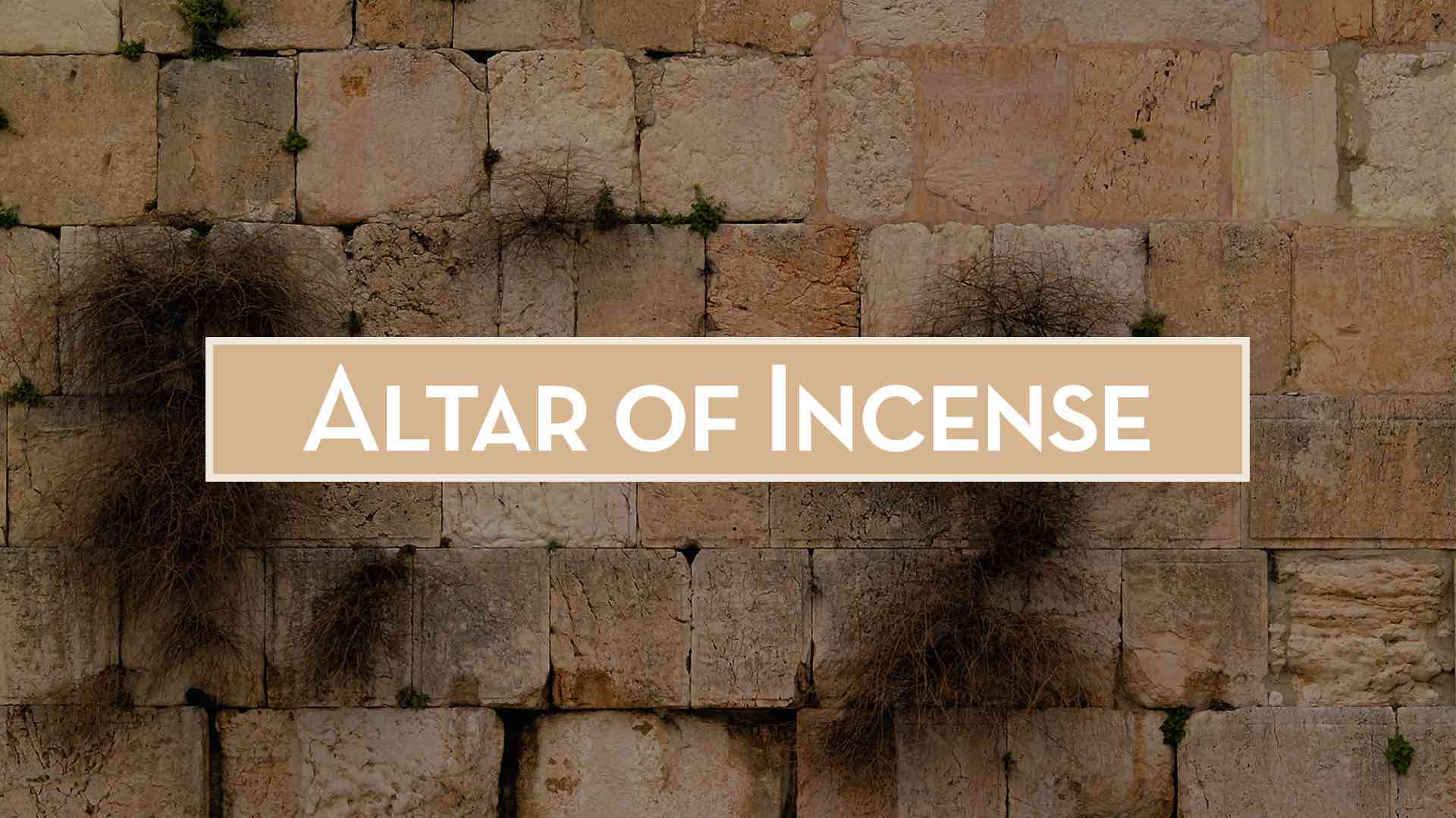 Read more about the article January 8th 2023 – “Altar of Incense”