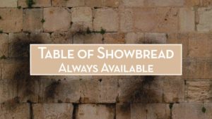 Table of ShowBread, Always Available_Sermon Graphic