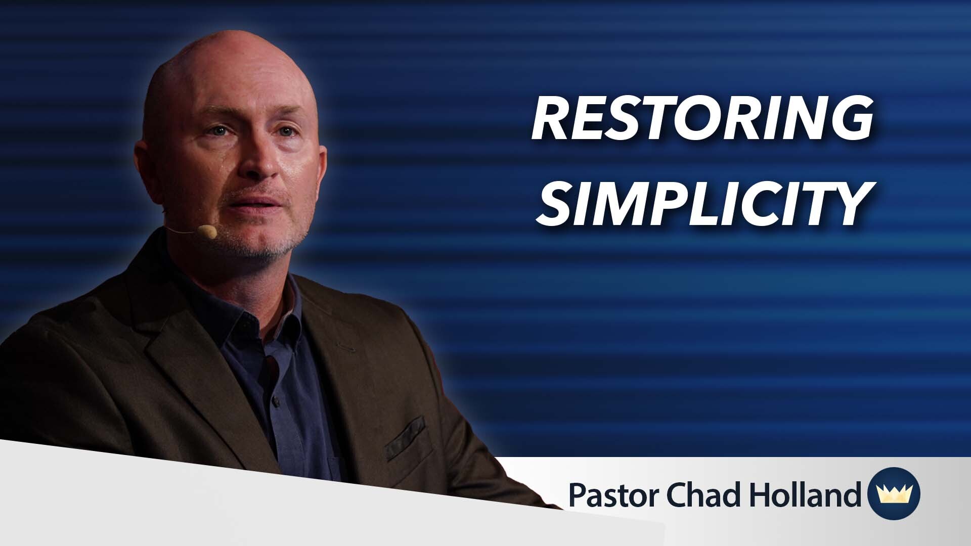 Read more about the article June 21st, 2026 — “Restoring simplicity” 